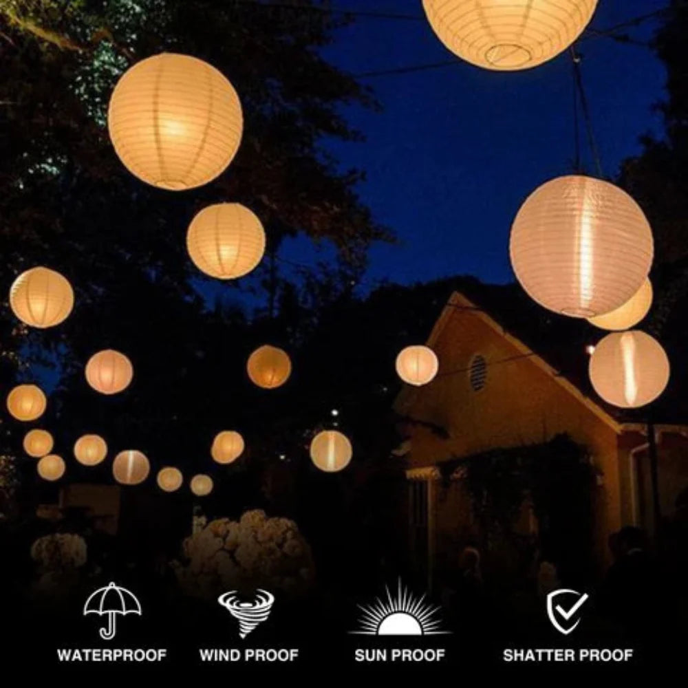 Solar Garden Lantern Outdoor Waterproof Hanging Light for Patio and Yard