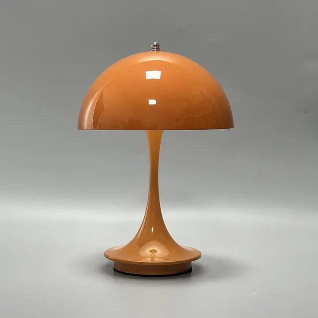 Mushroom Lamp Cordless Rechargeable Touch Dimmable for Bedside and Desk