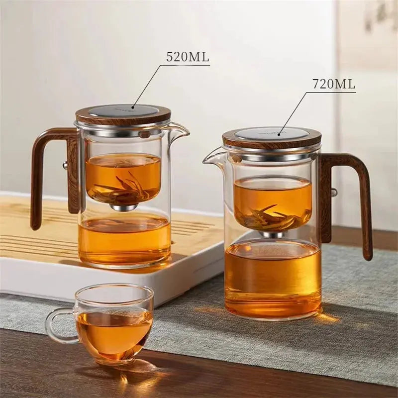 Glass Teapot for Loose Leaf Tea with Magnetic Infuser