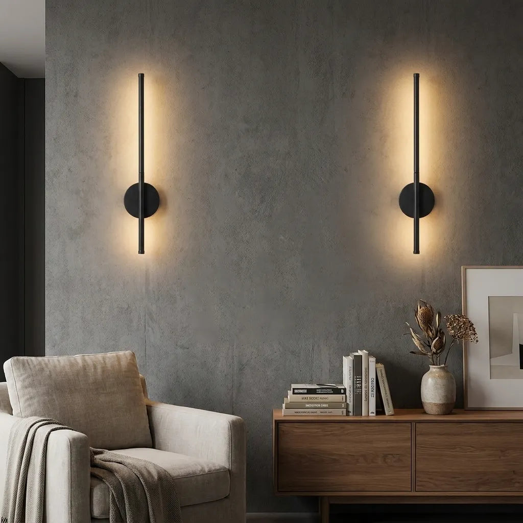 Cordless Wall Sconces Set of 2 Magnetic Rechargeable with Remote
