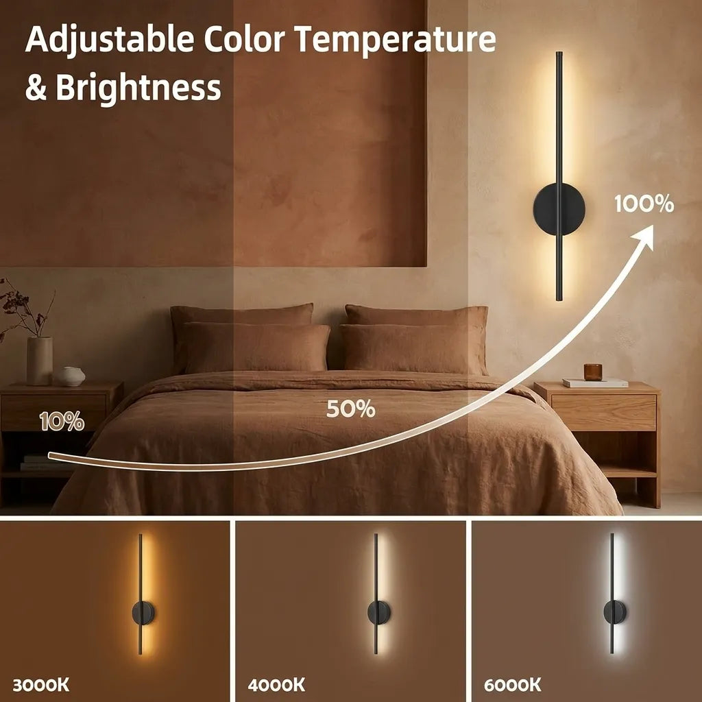 Cordless Wall Sconces Set of 2 Magnetic Rechargeable with Remote