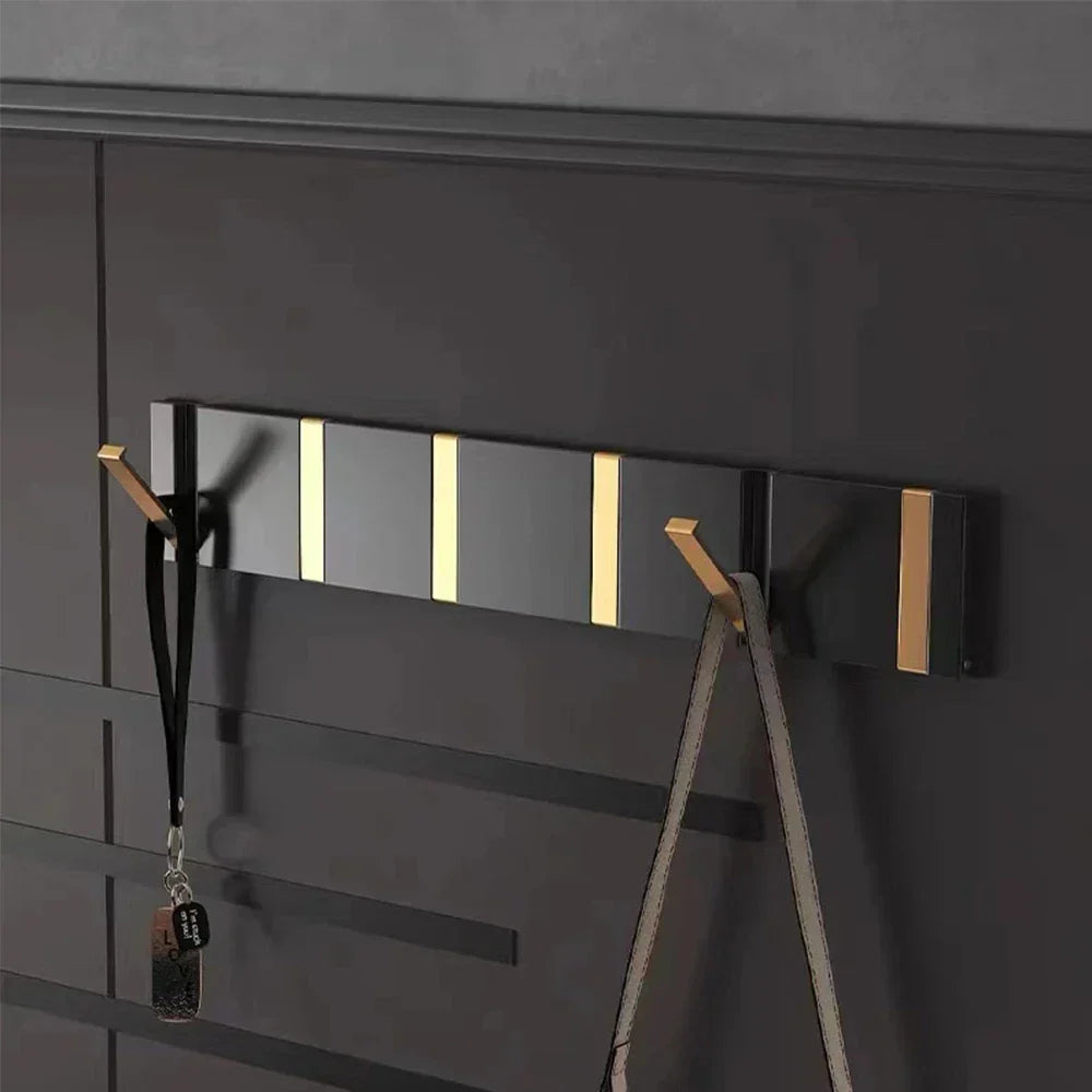 Fold Down Wall Hook Rack Stainless Steel for Coats and Towels