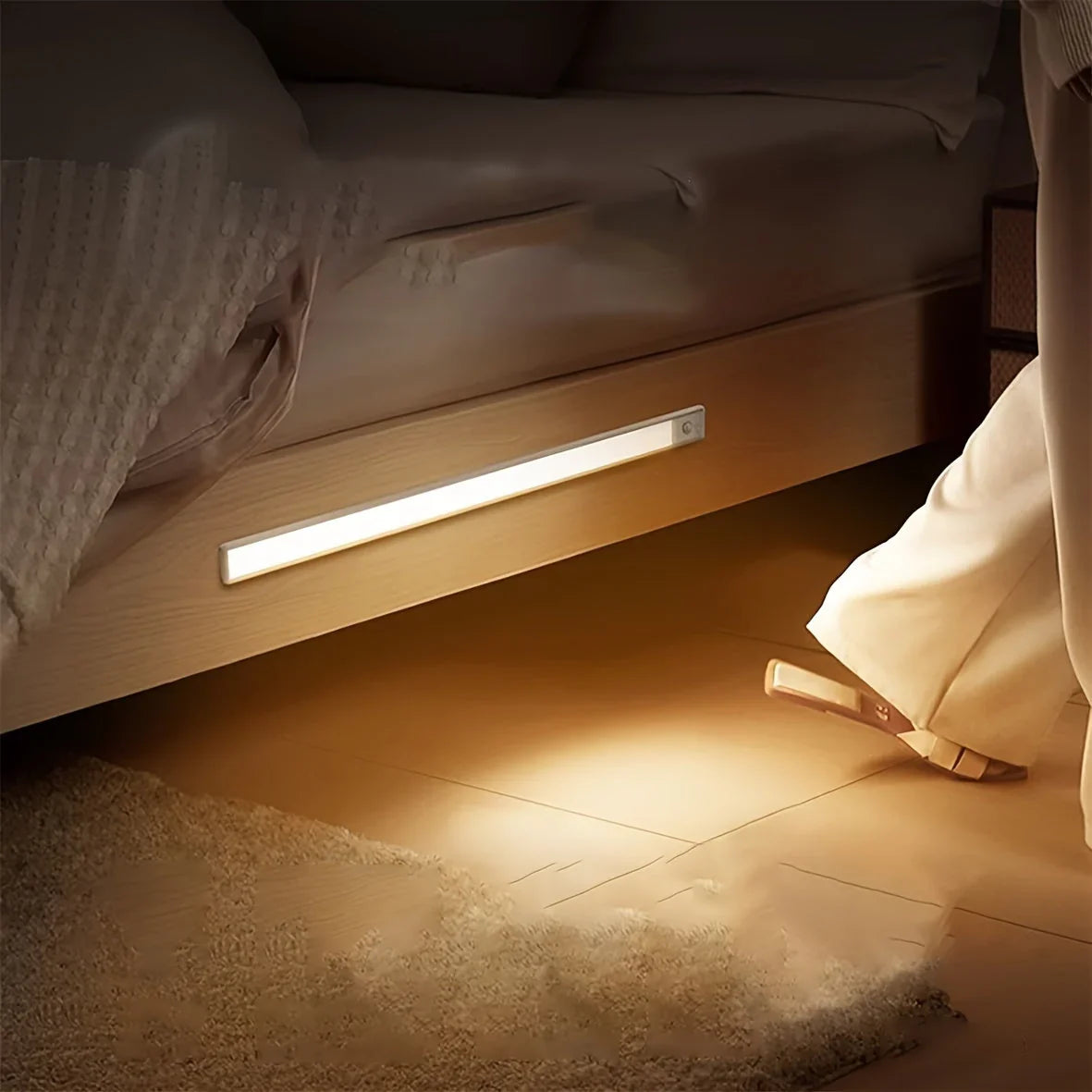 Motion Sensor Light Battery Operated Magnetic Mount for Closet and Hallway