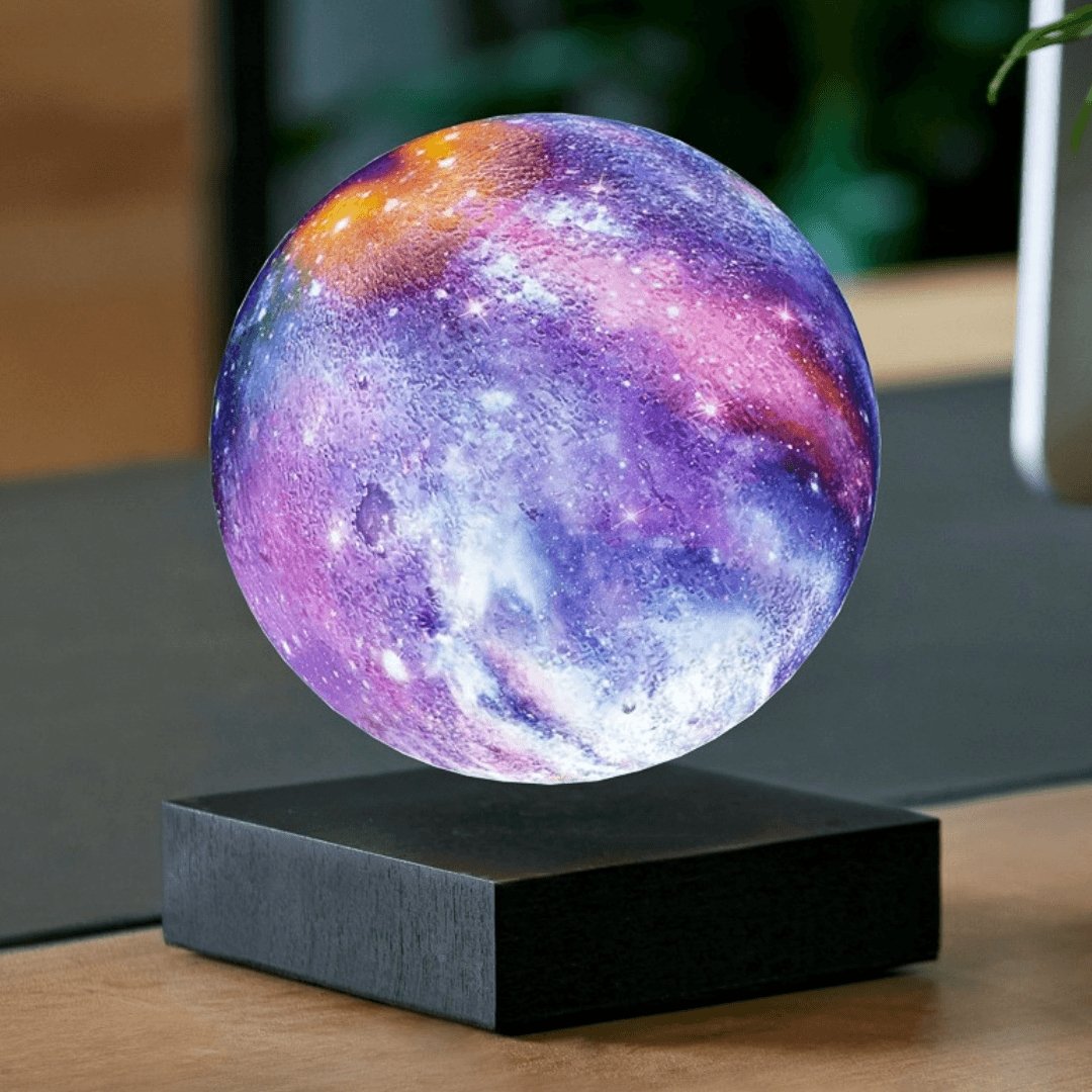 Levitating Moon Lamp Magnetic Floating 3D Printed Night Light for Desk
