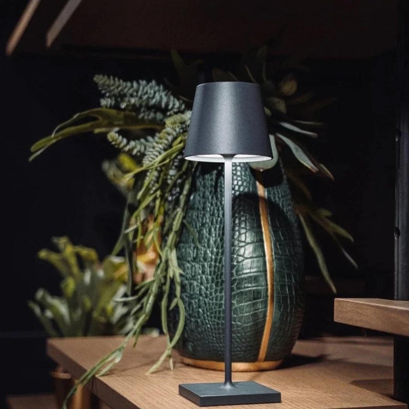 Cordless Table Lamp Rechargeable Waterproof for Outdoor Dining and Bedside