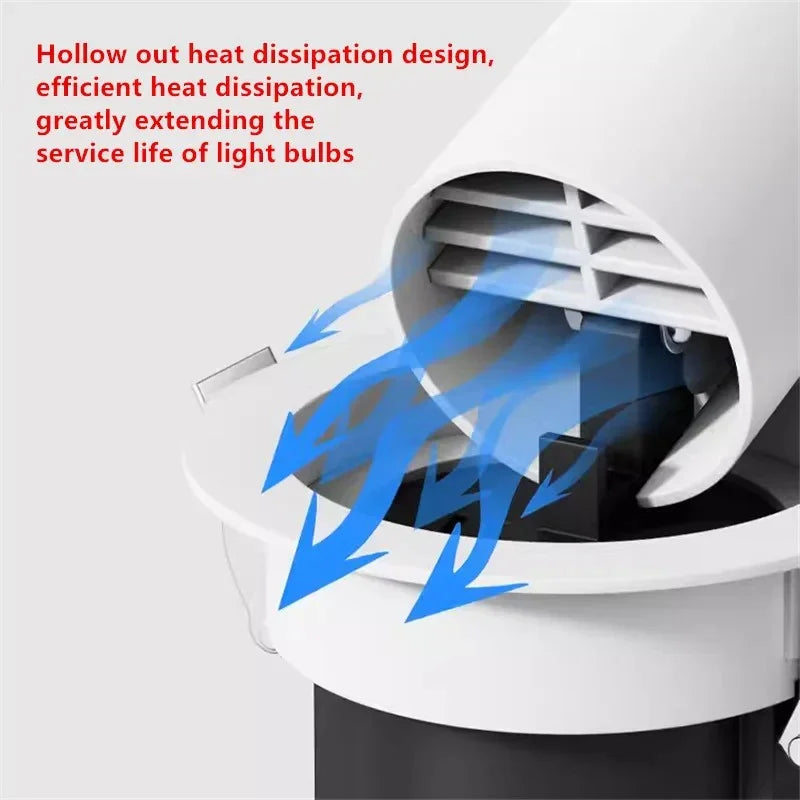 Recessed LED Spotlight Adjustable Tilt and Pull-Down Head