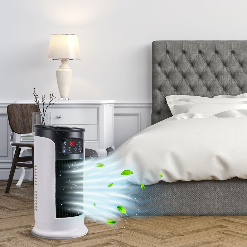 Portable Evaporative Air Cooler Windowless with Timer and Wheels