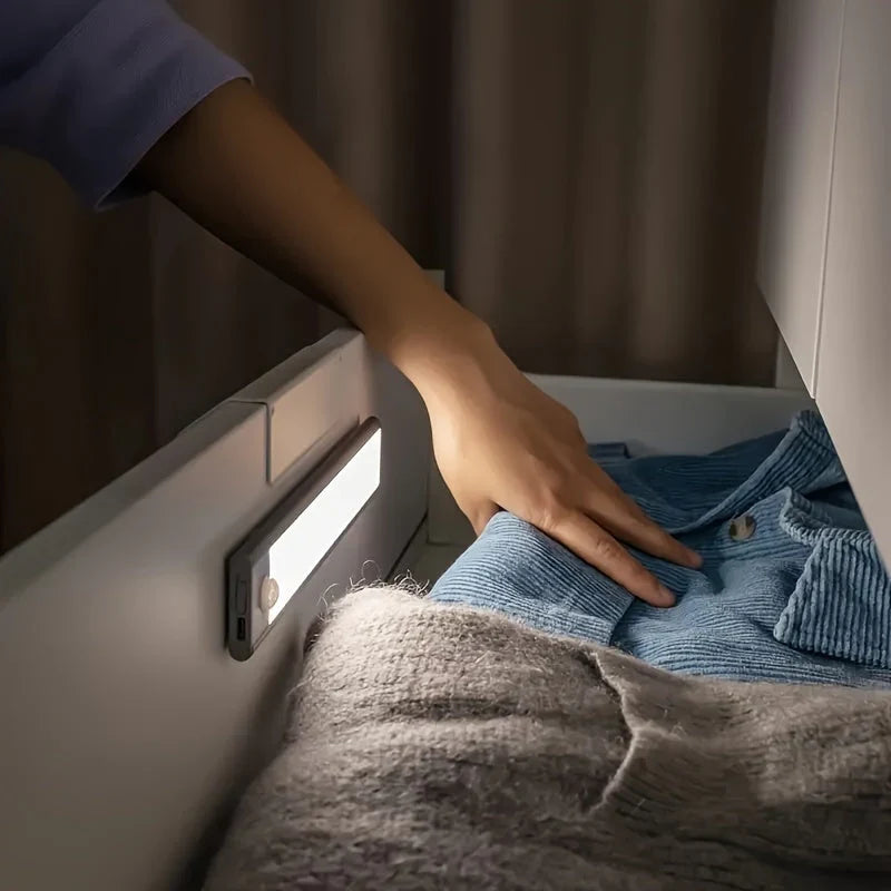 Motion Sensor Light Battery Operated Magnetic Mount for Closet and Hallway