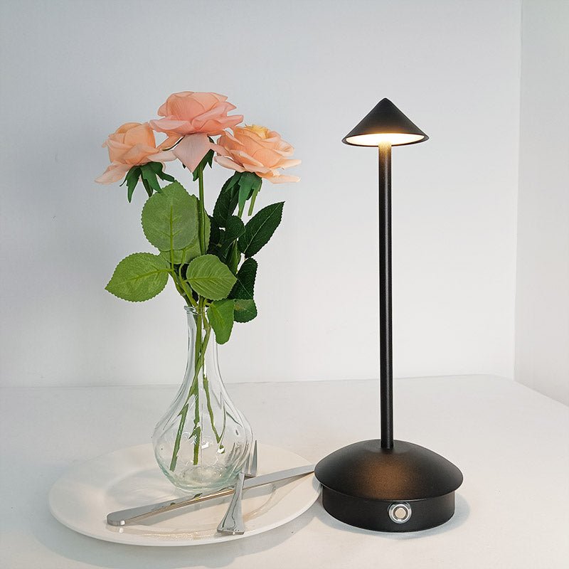 Cordless Desk Lamp Rechargeable Touch Dimmable Warm Light for Nightstand