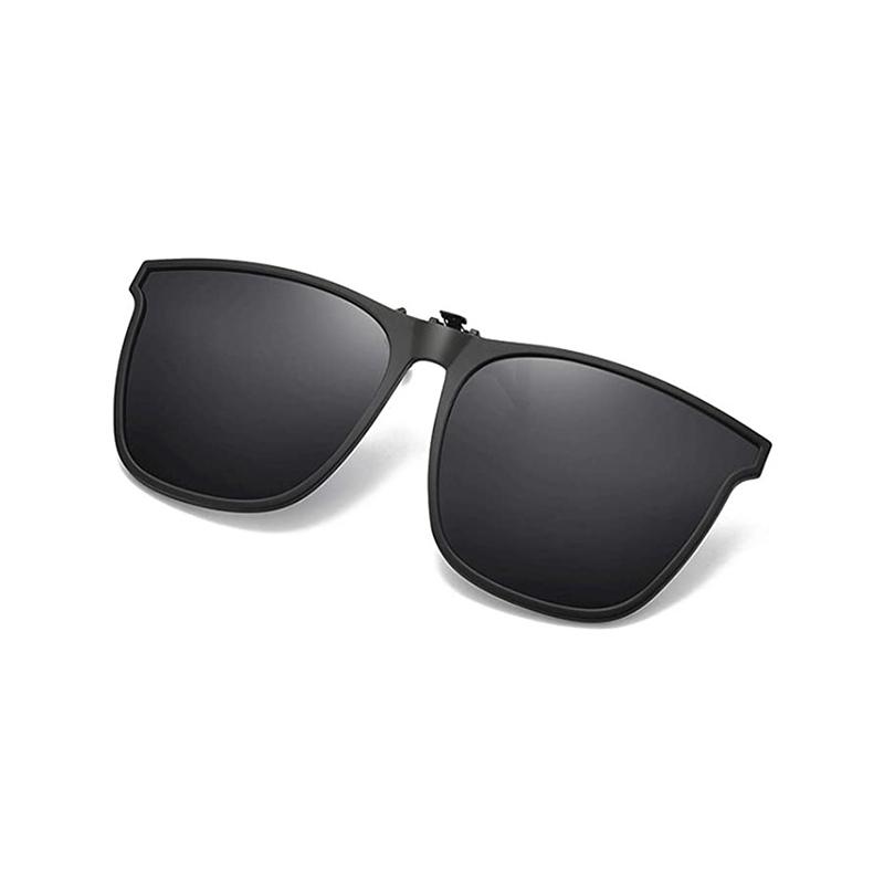 Polarized Clip On Sunglasses Flip Up Lenses for Prescription Glasses
