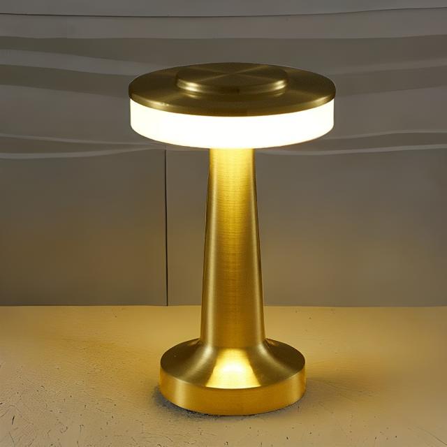 Touch Lamp Rechargeable Dimmable Bedside Night Light for Nursery and Camping