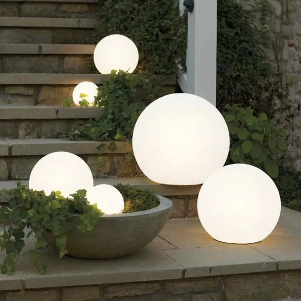 Waterproof Globe Light Outdoor Floating Ball Lamp for Pool Lawn and Garden