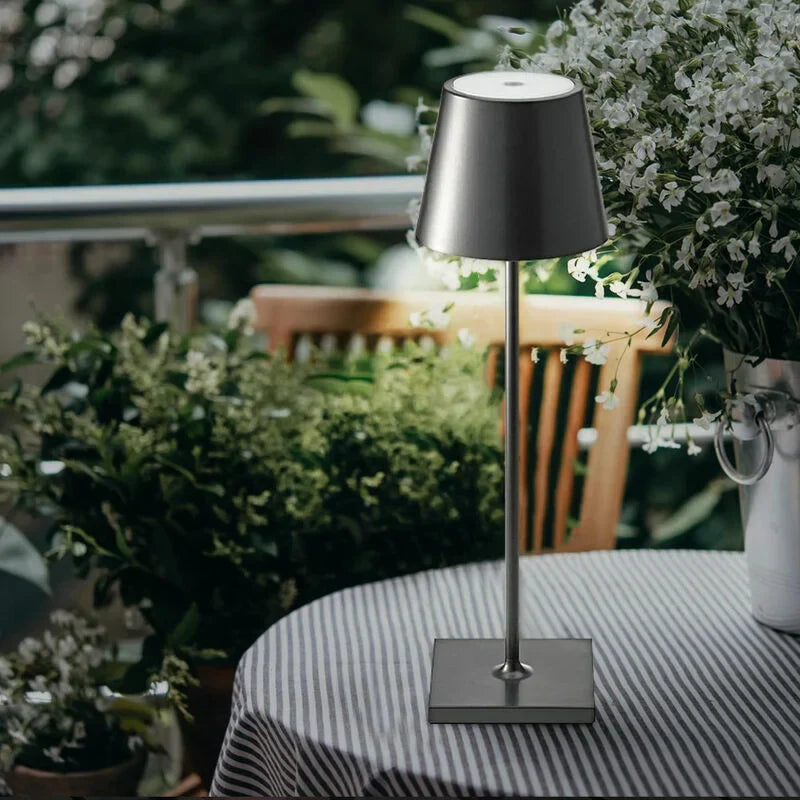 Cordless Table Lamp Waterproof Dimmable Rechargeable for Patio and Bedroom