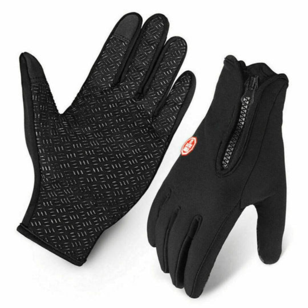 Waterproof Winter Gloves Grip Palm Touchscreen Windproof Sizes S to XL