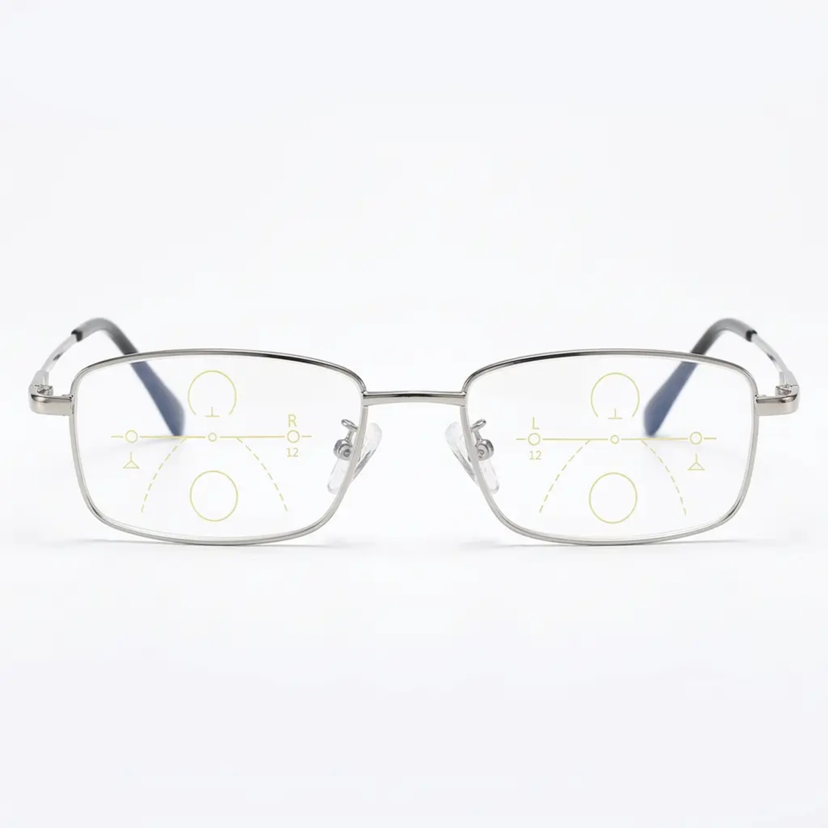 Progressive Reading Glasses Multifocal Lightweight Frame for Near and Mid Range