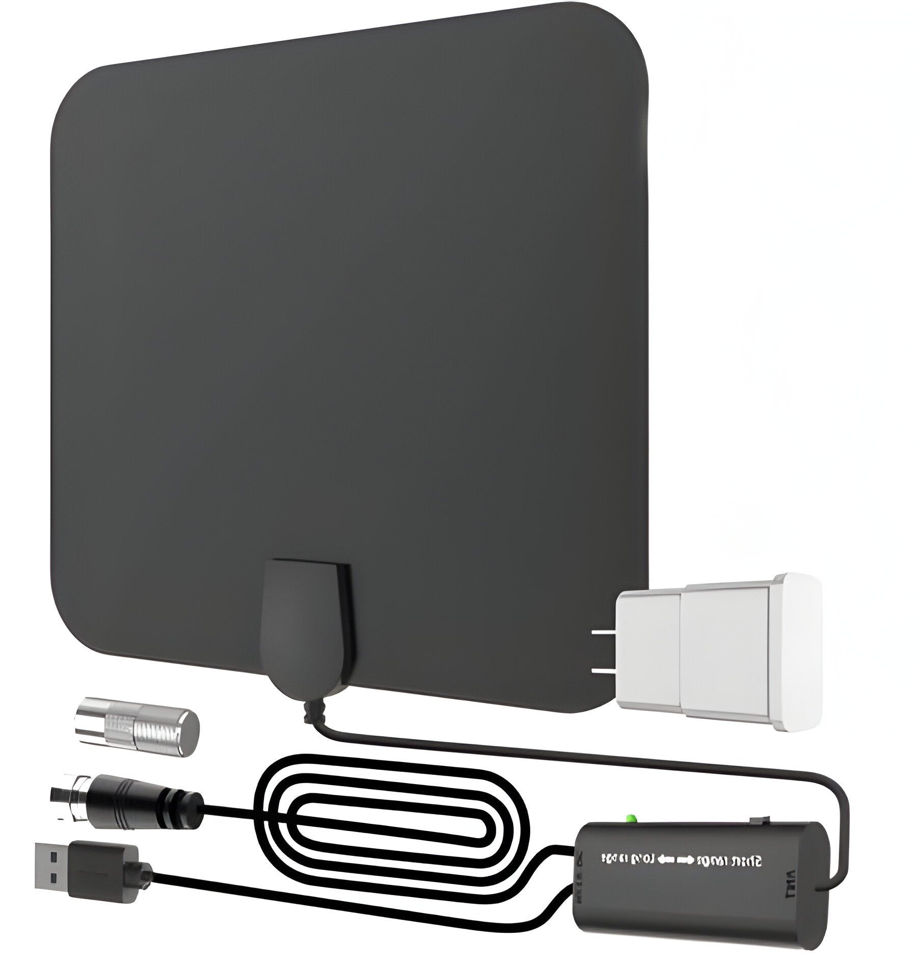 Indoor HDTV Antenna Amplified Thin Panel with Signal Booster