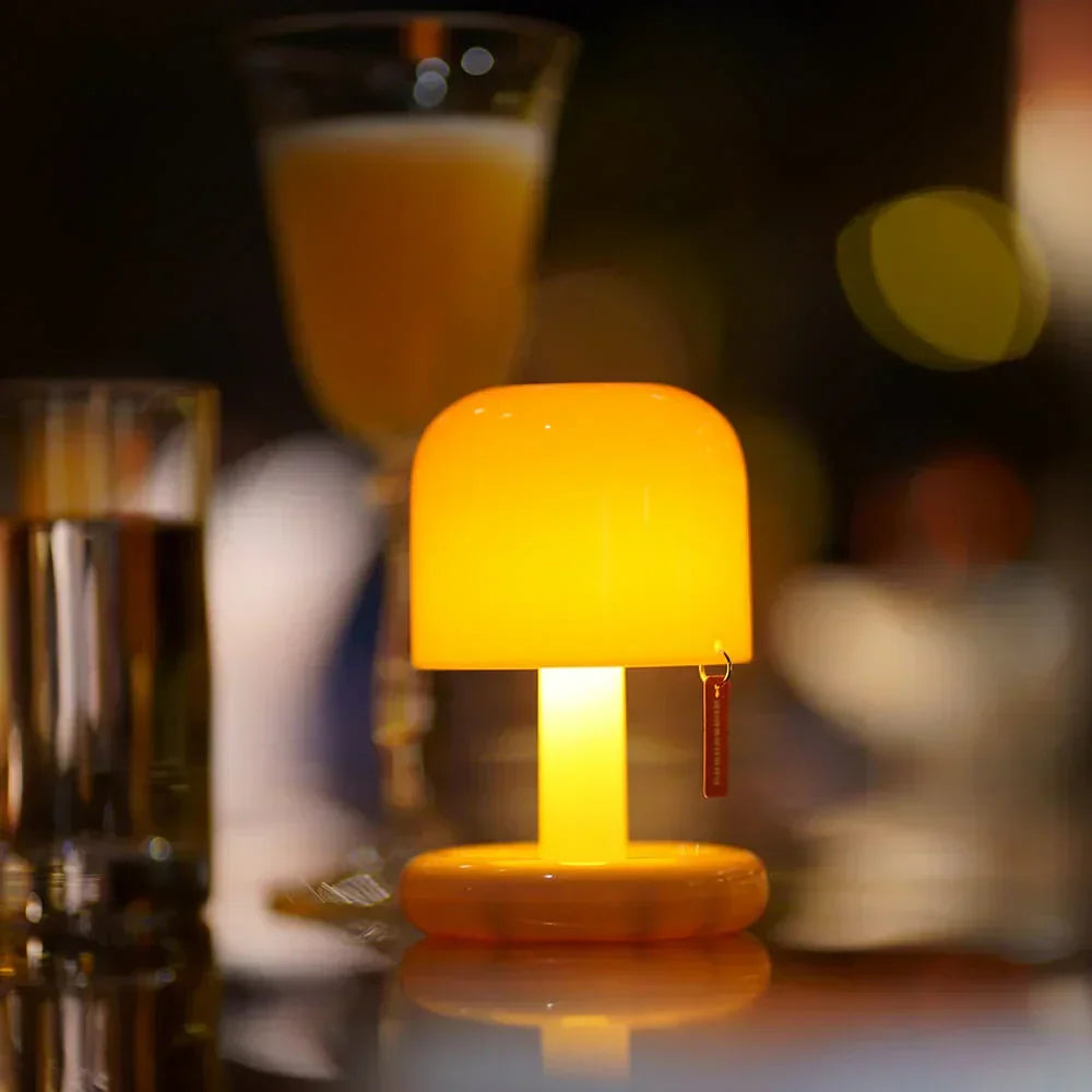 Mini Cordless Table Lamp Rechargeable LED Bedside