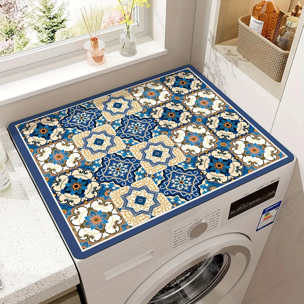 Washer and Dryer Top Mat Microfiber Appliance Protector
