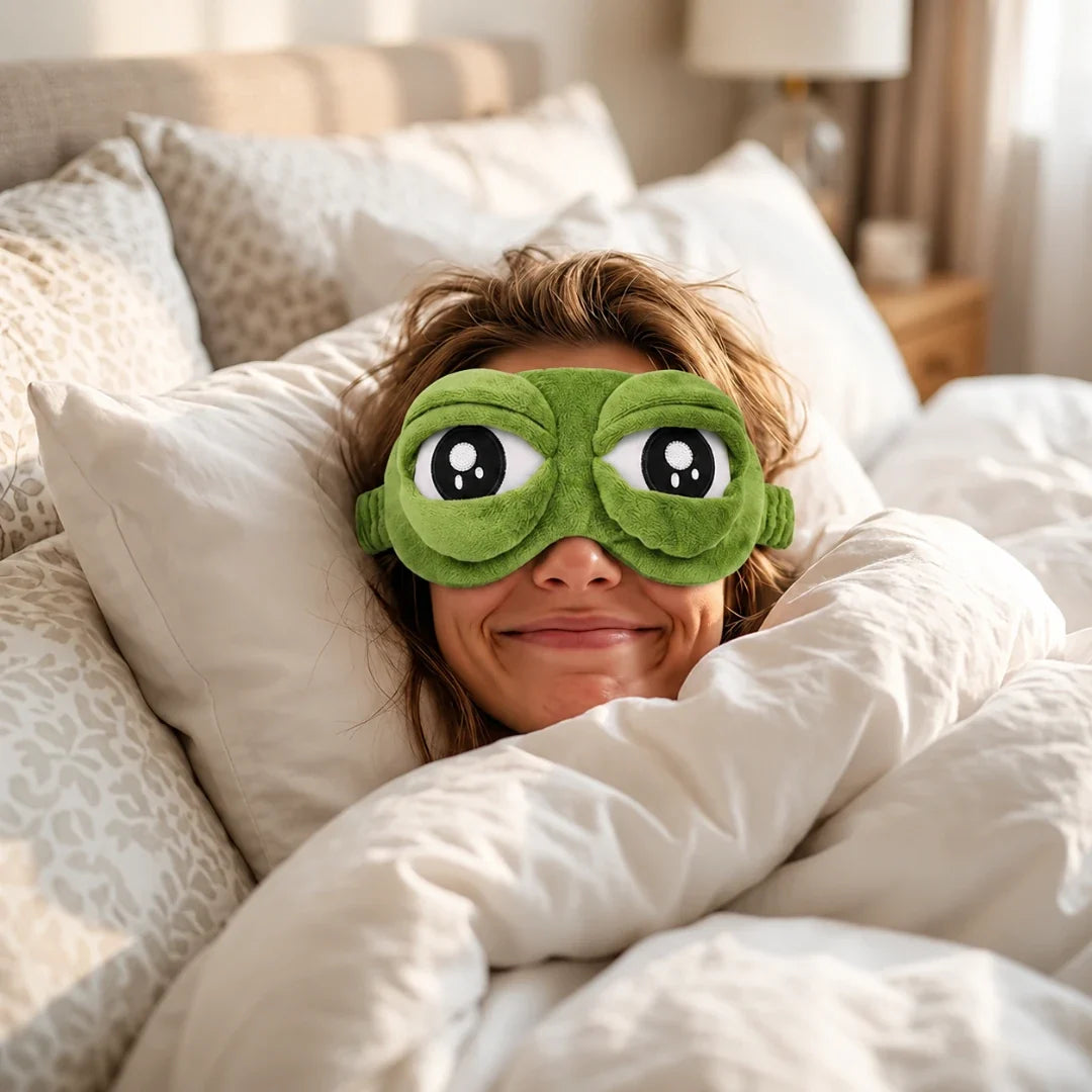 Plush Sleep Mask Oversized Padded for Travel