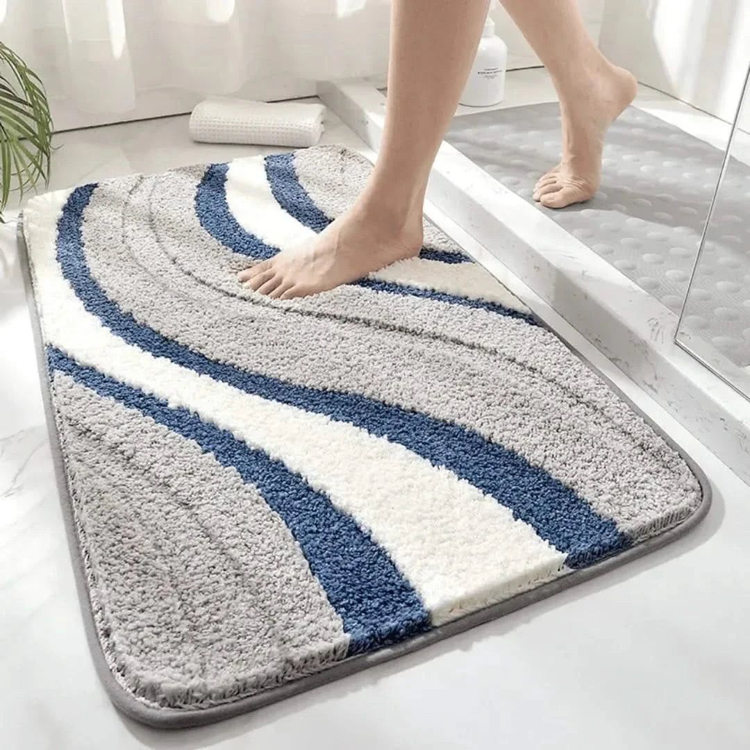 Microfiber Bath Rug Plush Non-Slip