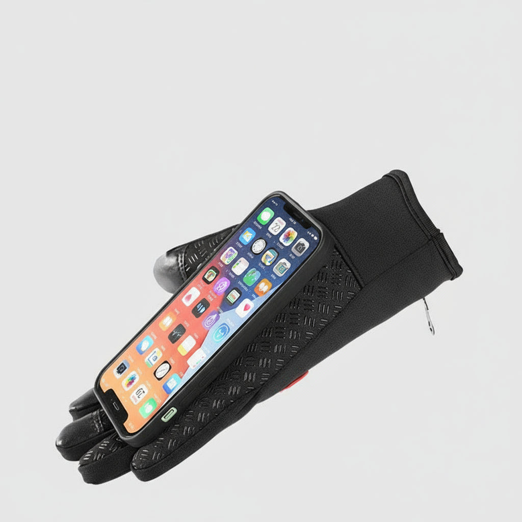 Waterproof Winter Gloves Grip Palm Touchscreen Windproof Sizes S to XL