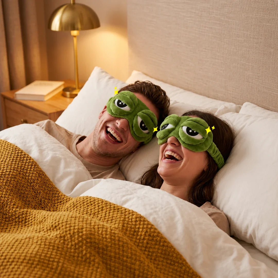 Plush Sleep Mask Oversized Padded for Travel