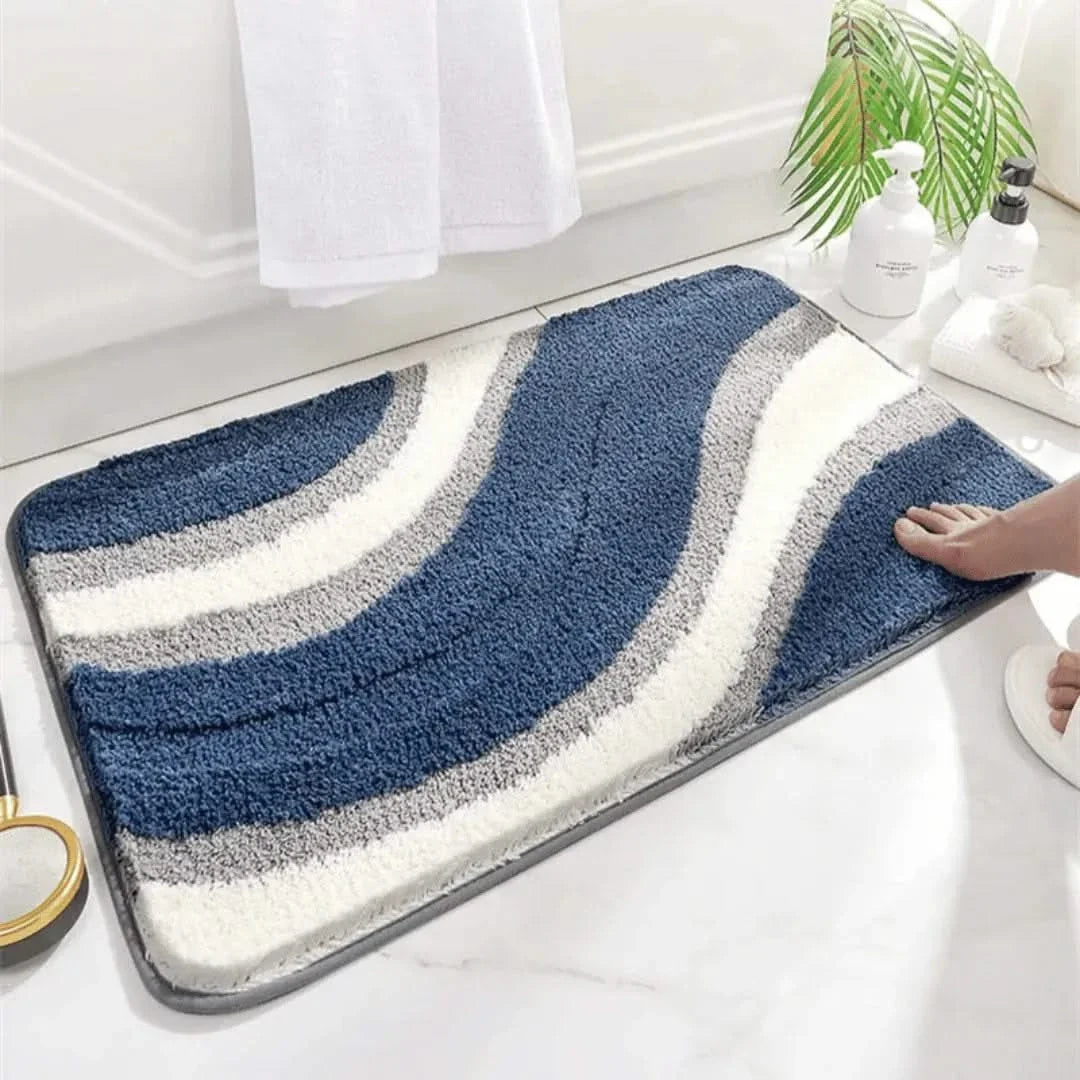 Microfiber Bath Rug Plush Non-Slip