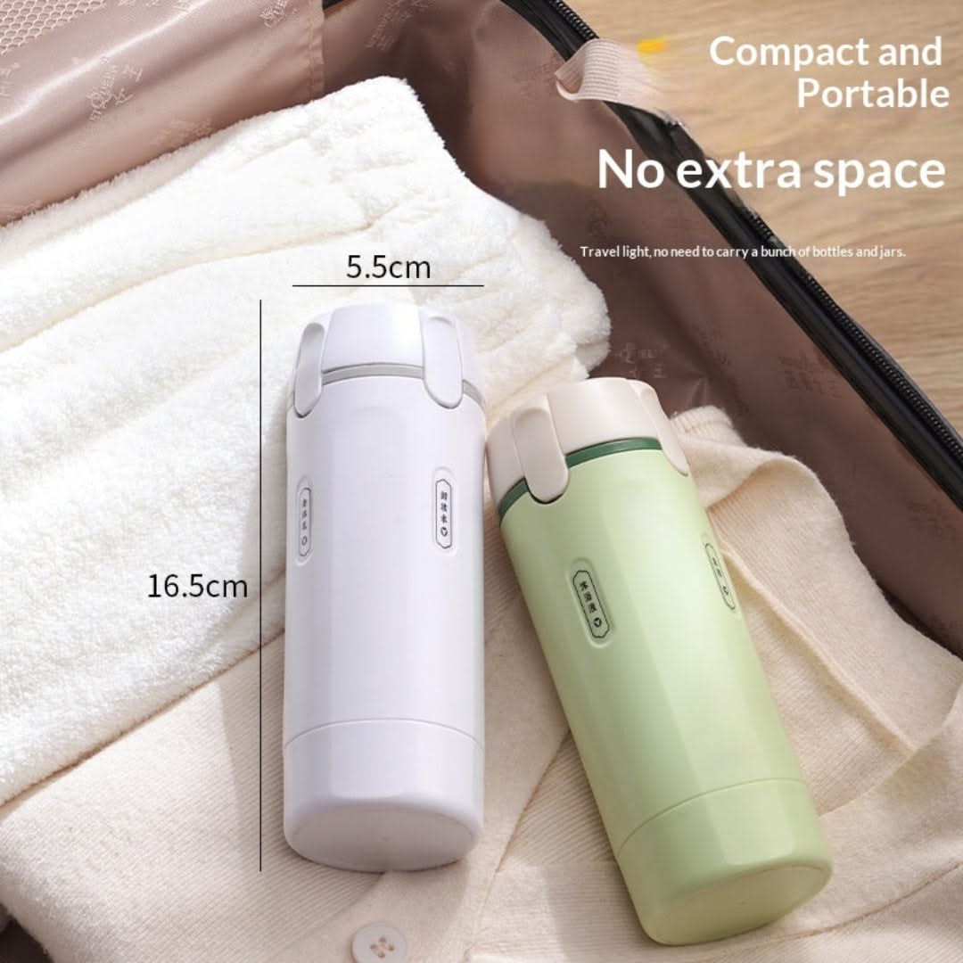 Travel Dispensing Bottle 4 Compartment Toiletry Container