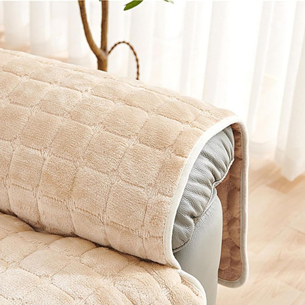 Recliner Cover Quilted with Side Storage Pocket