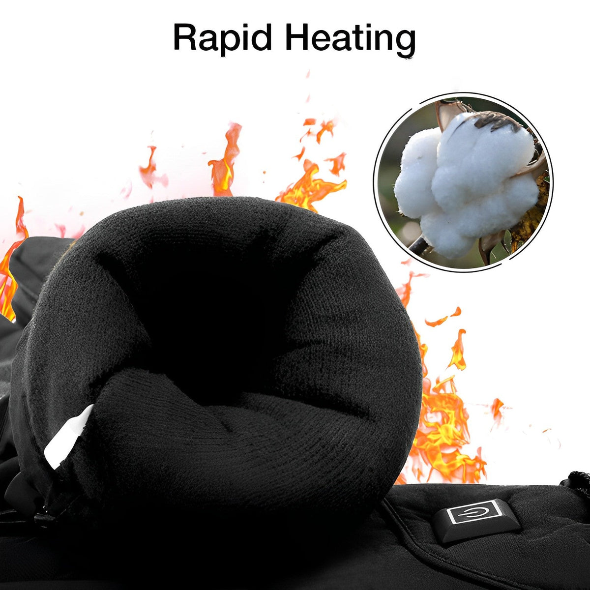 Battery Heated Gloves Rechargeable Three Heat Settings