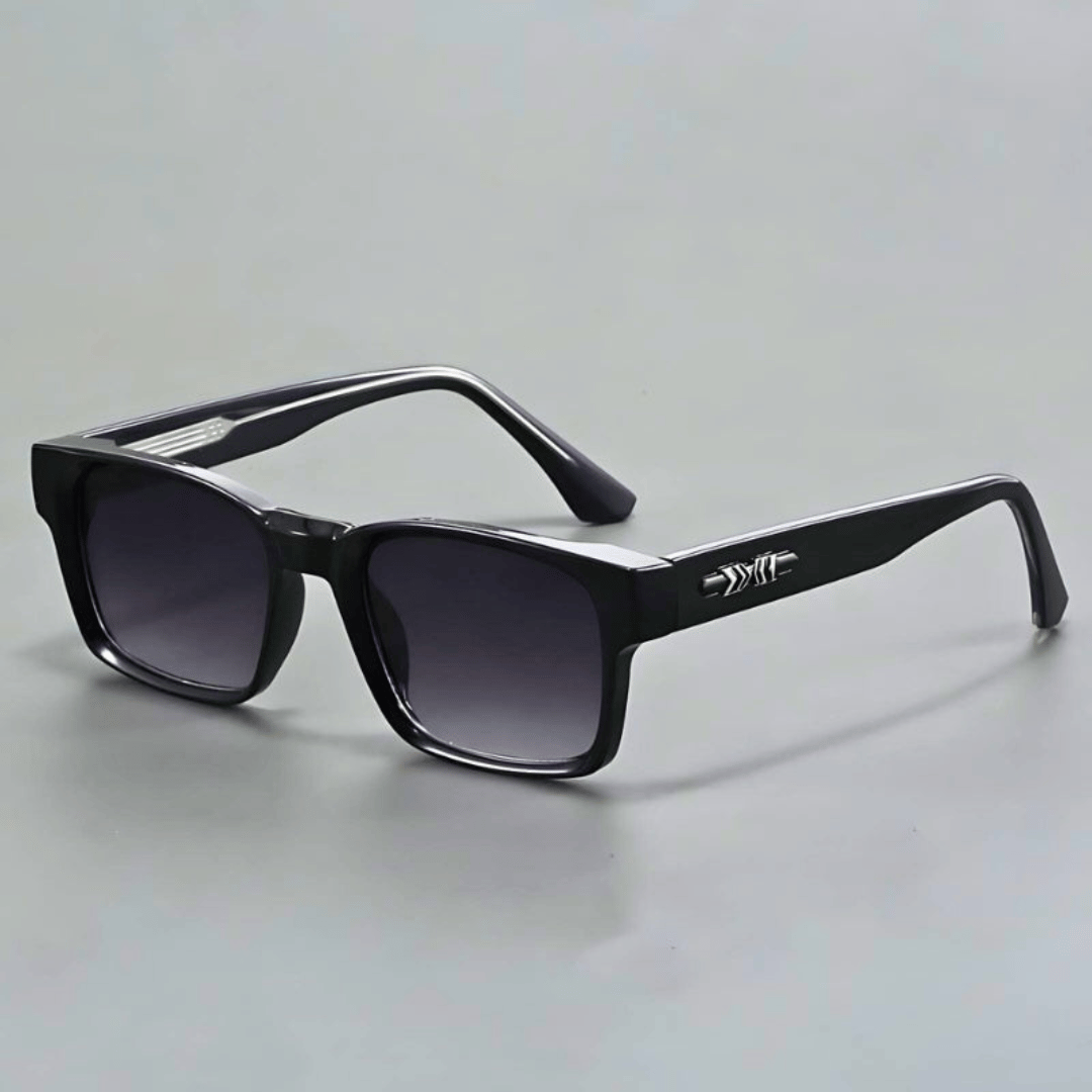 Square Frame Sunglasses Anti-Reflective Gradient Lenses