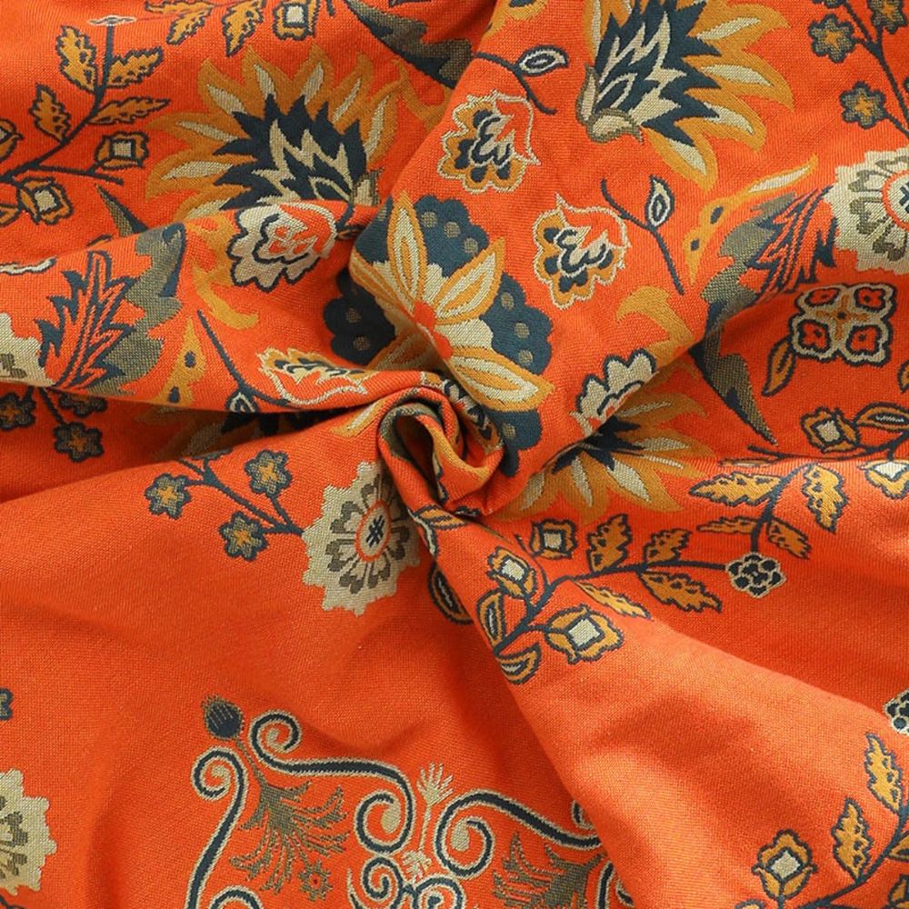 Cotton Gauze Throw Blanket Reversible Vintage Floral
