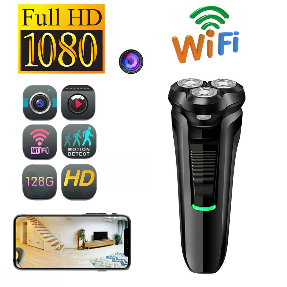 Shaver Camera 1080P WiFi with Motion Detection and Night Vision