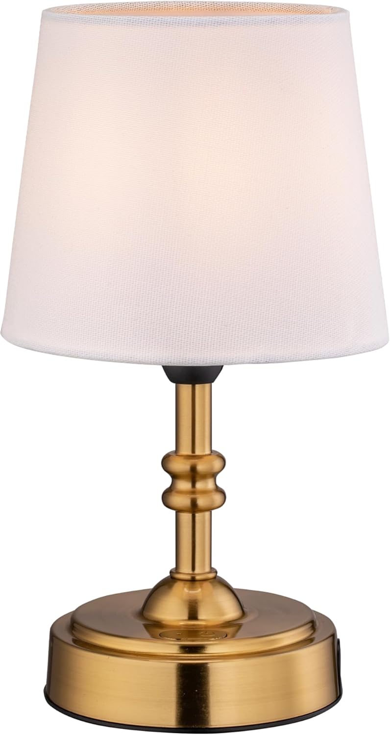 Cordless Table Lamp USB Rechargeable Dimmable for Bedroom and Office Desk