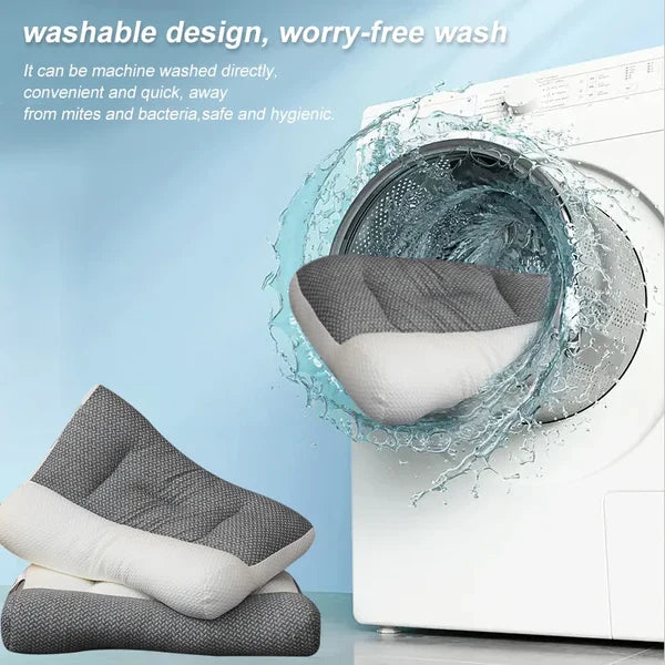 Contour Neck Pillow Soy Fiber Fill for Side and Back Sleepers