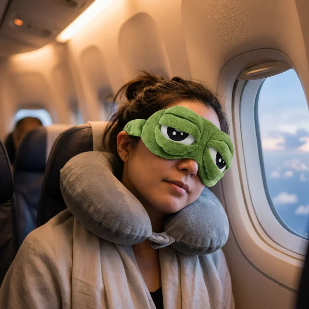 Plush Sleep Mask Oversized Padded for Travel