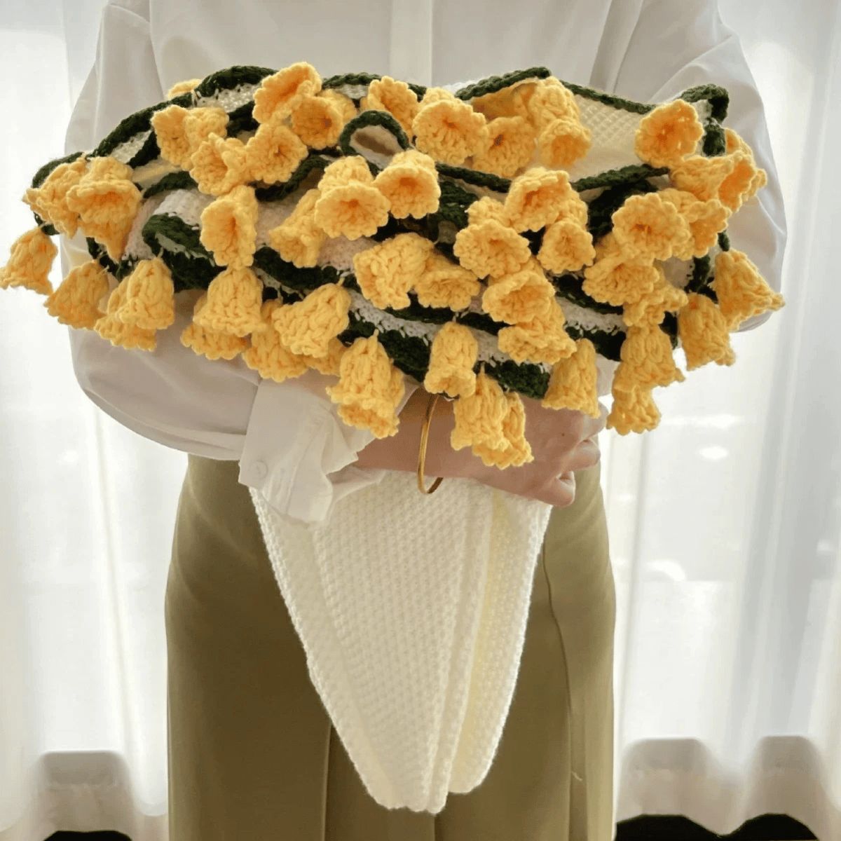 Flower Bouquet Blanket Hand-Rolled Keepsake Gift