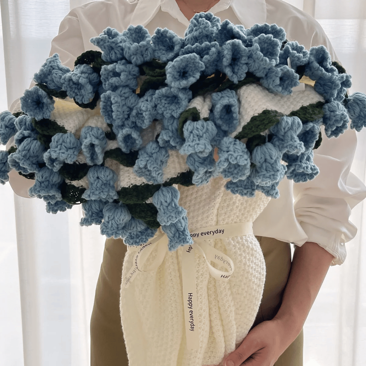 Flower Bouquet Blanket Hand-Rolled Keepsake Gift