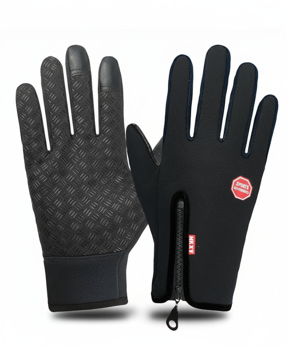 Waterproof Winter Gloves Grip Palm Touchscreen Windproof Sizes S to XL