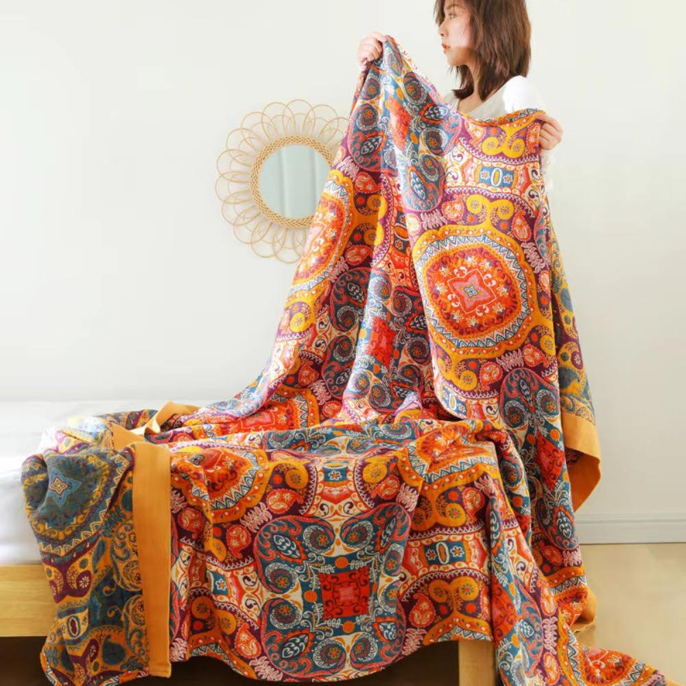 Cooling Blanket Cotton Reversible for Hot Sleepers