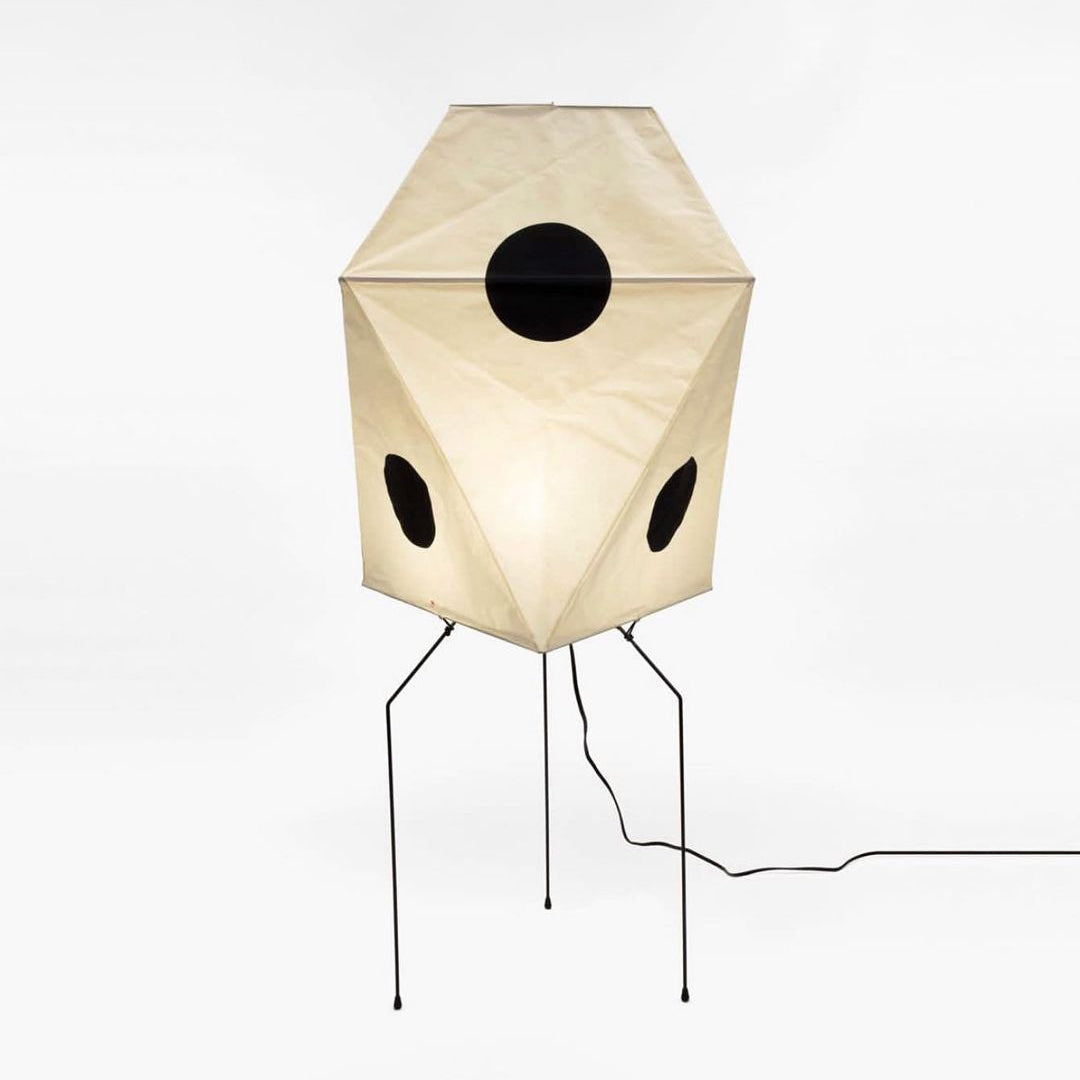Washi Paper Floor Lamp Mulberry Paper Shade Standing Light Living Room