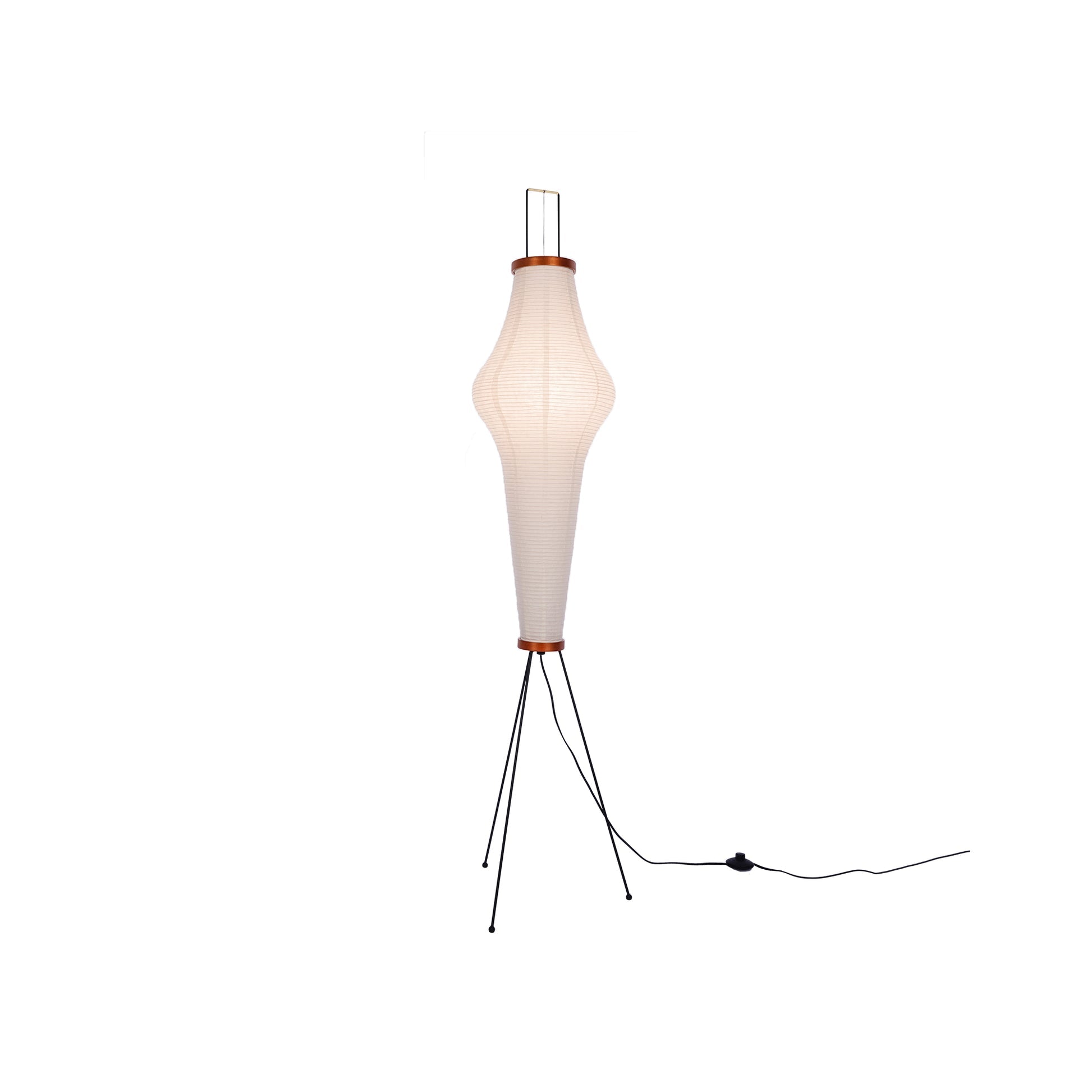 Washi Paper Floor Lamp Mulberry Paper Shade Standing Light Living Room