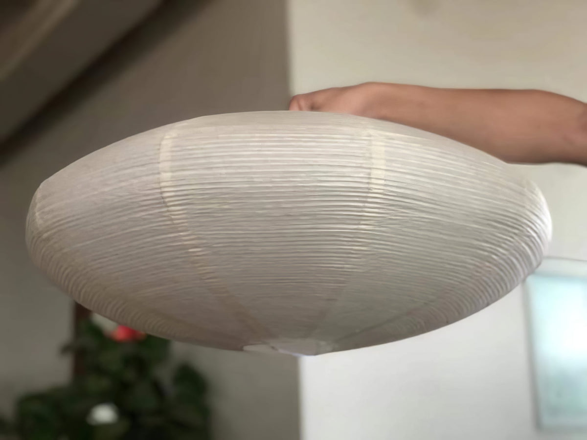 Washi Paper Pendant Light Mulberry Paper Shade for Dining Room