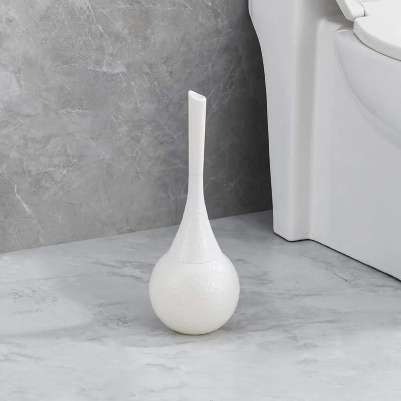 Toilet Brush and Holder Set Hammered Metal