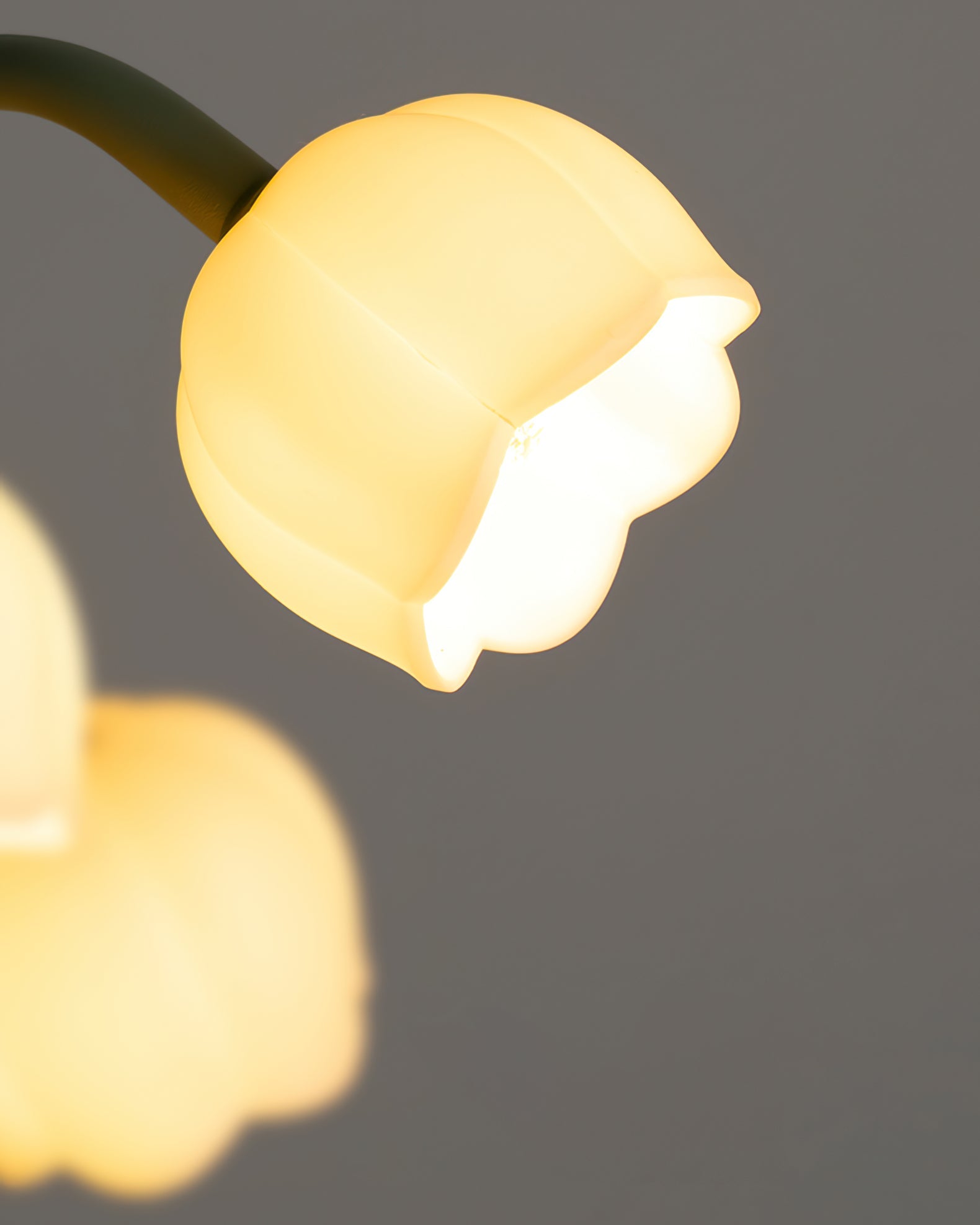 Small Bell Table Lamp Orchid Pattern Shade Bulb Included Accent Light