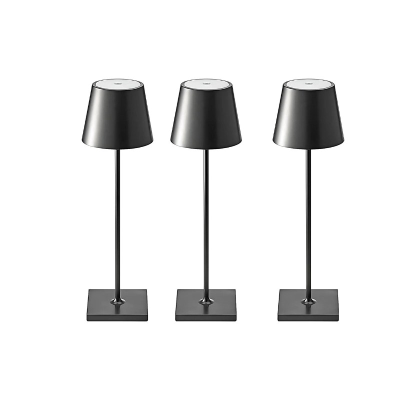 Cordless Table Lamp Rechargeable Waterproof for Outdoor Dining and Bedside