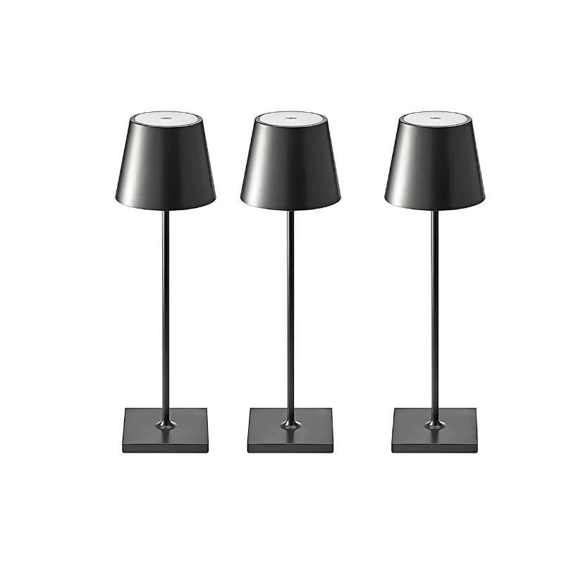 Cordless Table Lamp Waterproof Dimmable Rechargeable for Patio and Bedroom