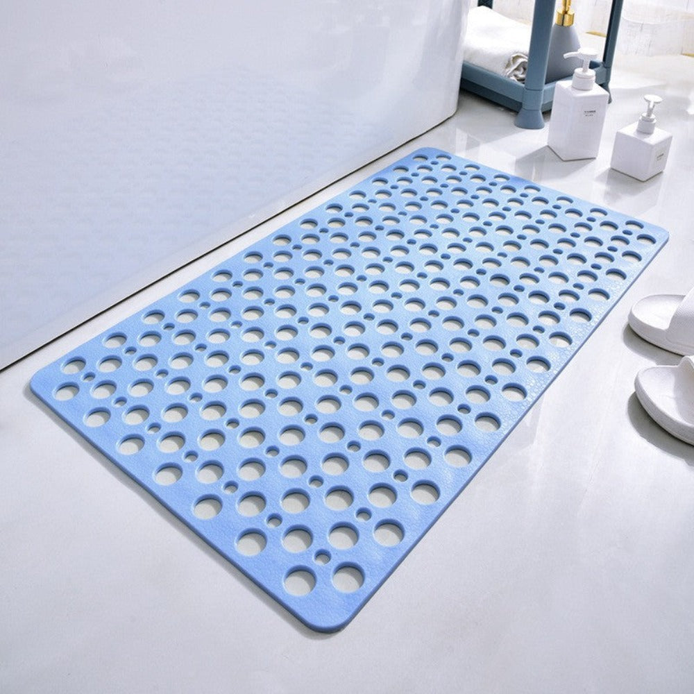Suction Cup Shower Mat TPE with Drain Holes