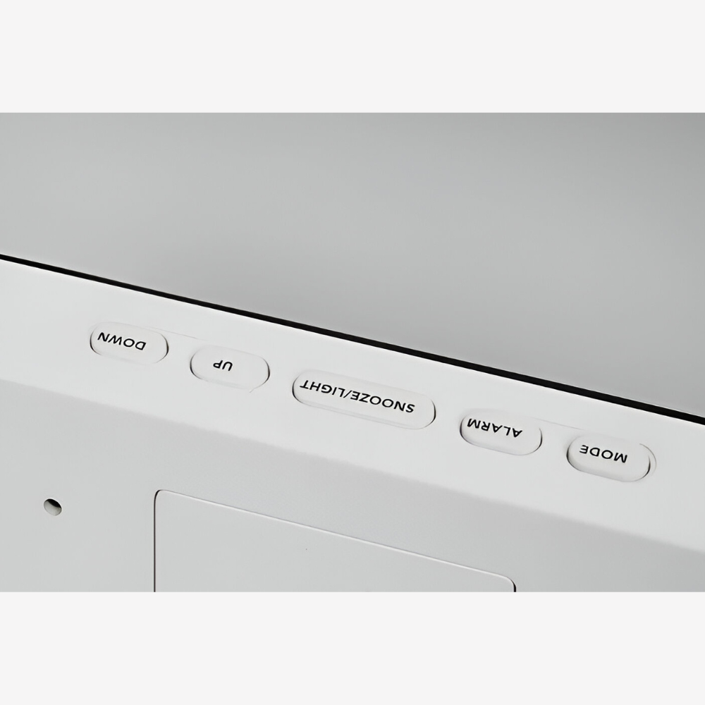 Digitalt LED bordvækkeur med stor skærm