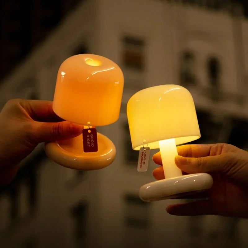 Mini Cordless Table Lamp Rechargeable LED Bedside